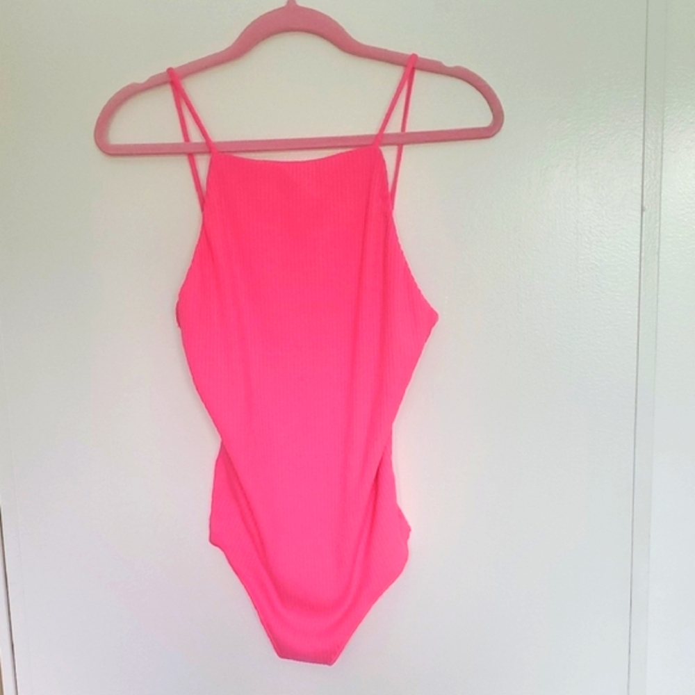 Show Me Your MuMu Vibrant Pink Womens Bodysuit
